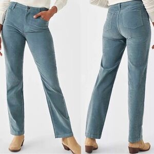 Faherty Stretch Cord Julianne Pant Blue